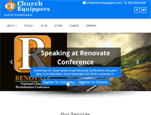 Tablet Screenshot of churchequippers.com